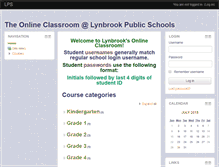 Tablet Screenshot of lynbrook.mrooms2.net